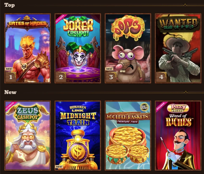 Casino Games at Fatpirate