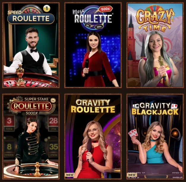 Live Casino Games at Fatpirate